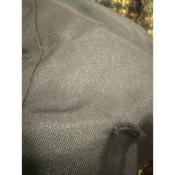 Vintage Austin Reed Women’s Plaid Wool Black Green Rust Trench Jacket Coat Sz 12 - Picture 9 of 10